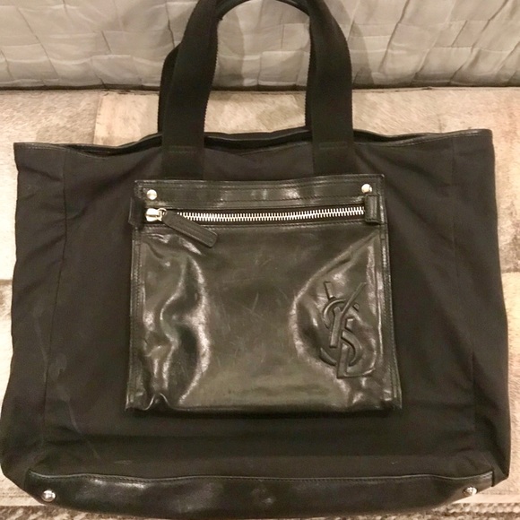 yves saint laurent canvas bag